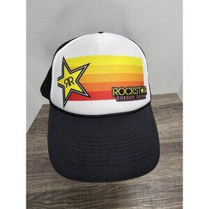 Rockstar Energy Drink Trucker Mesh Snapback Hat - Nissun Cap